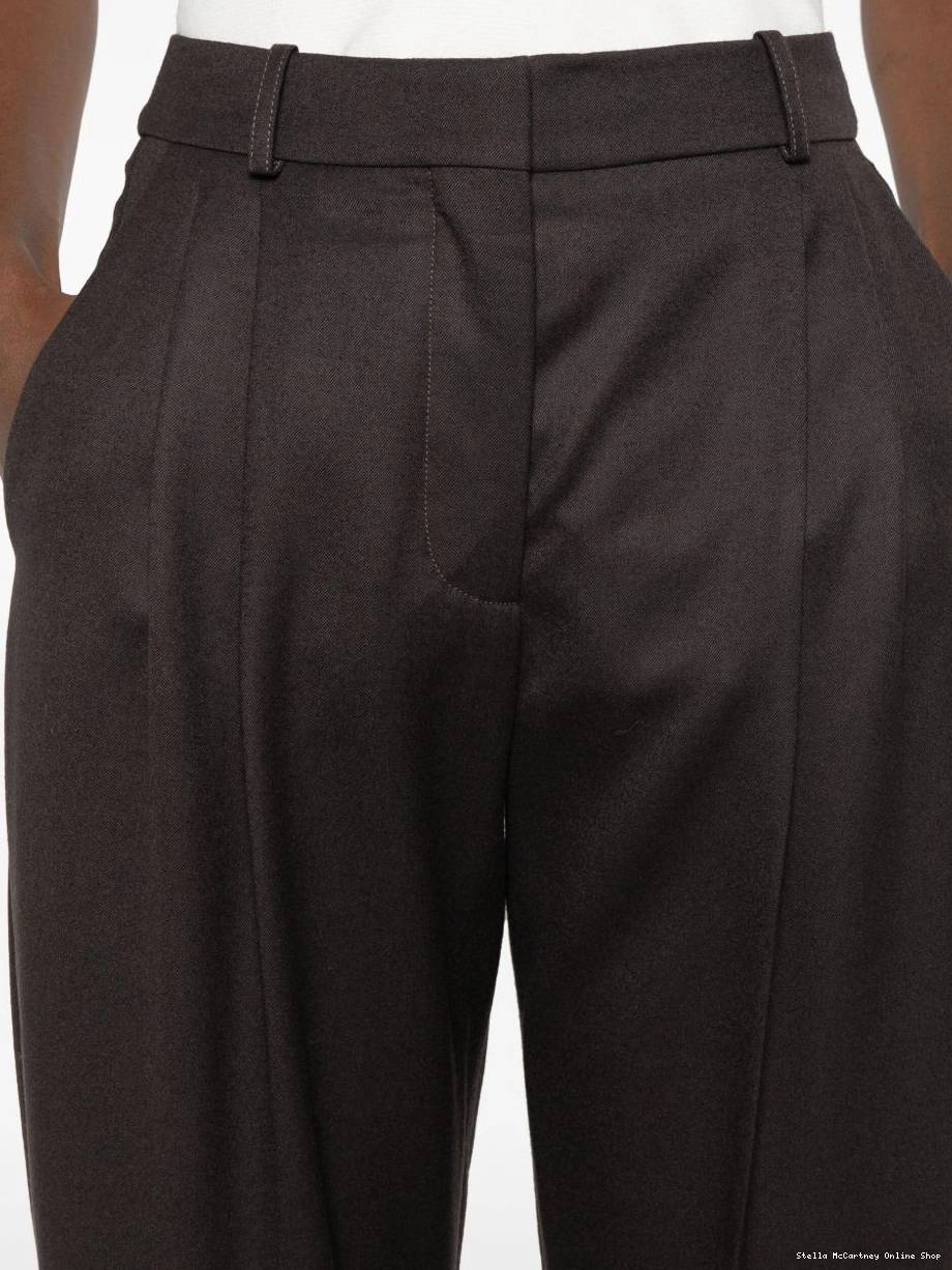 Cheap McCartney pleated trousers wool Women Stella 0818